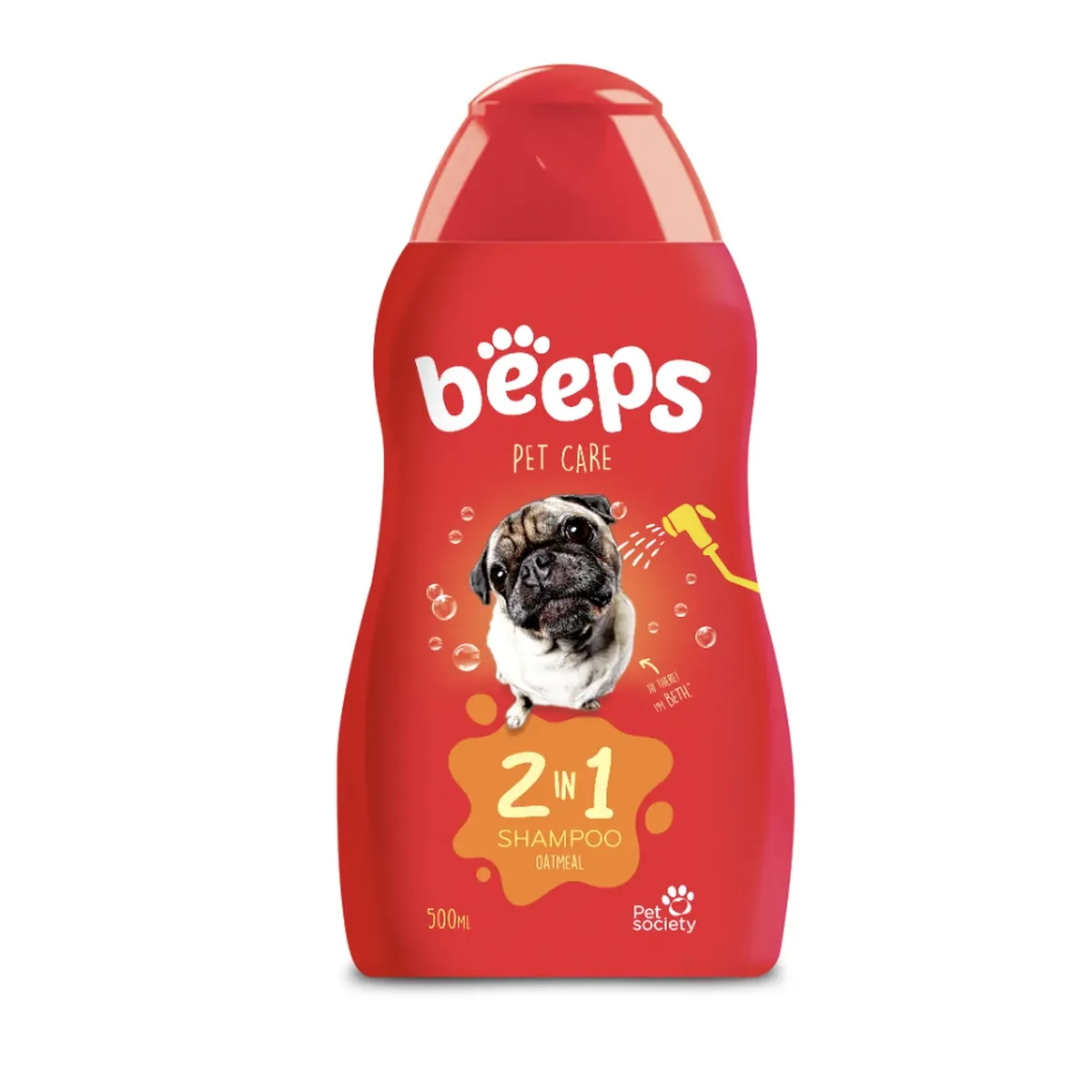 GENERICO - Shampoo Para Perros Beeps 2 en 1 Sandía 502 ml