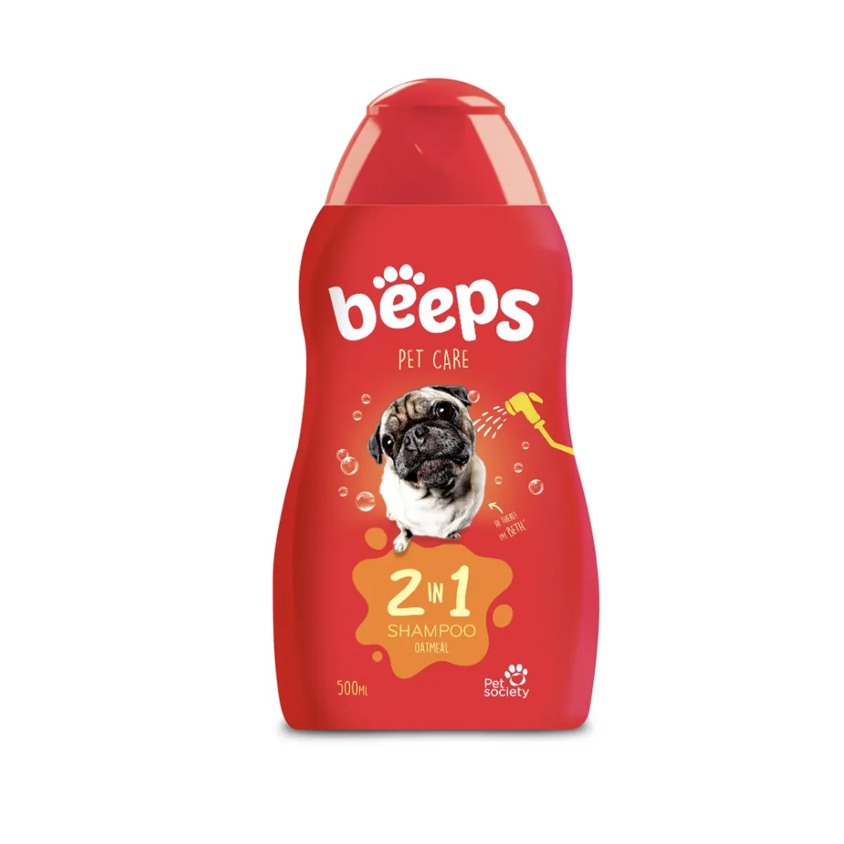 GENERICO - Shampoo Para Perros Beeps 2 en 1 Sandía 502 ml
