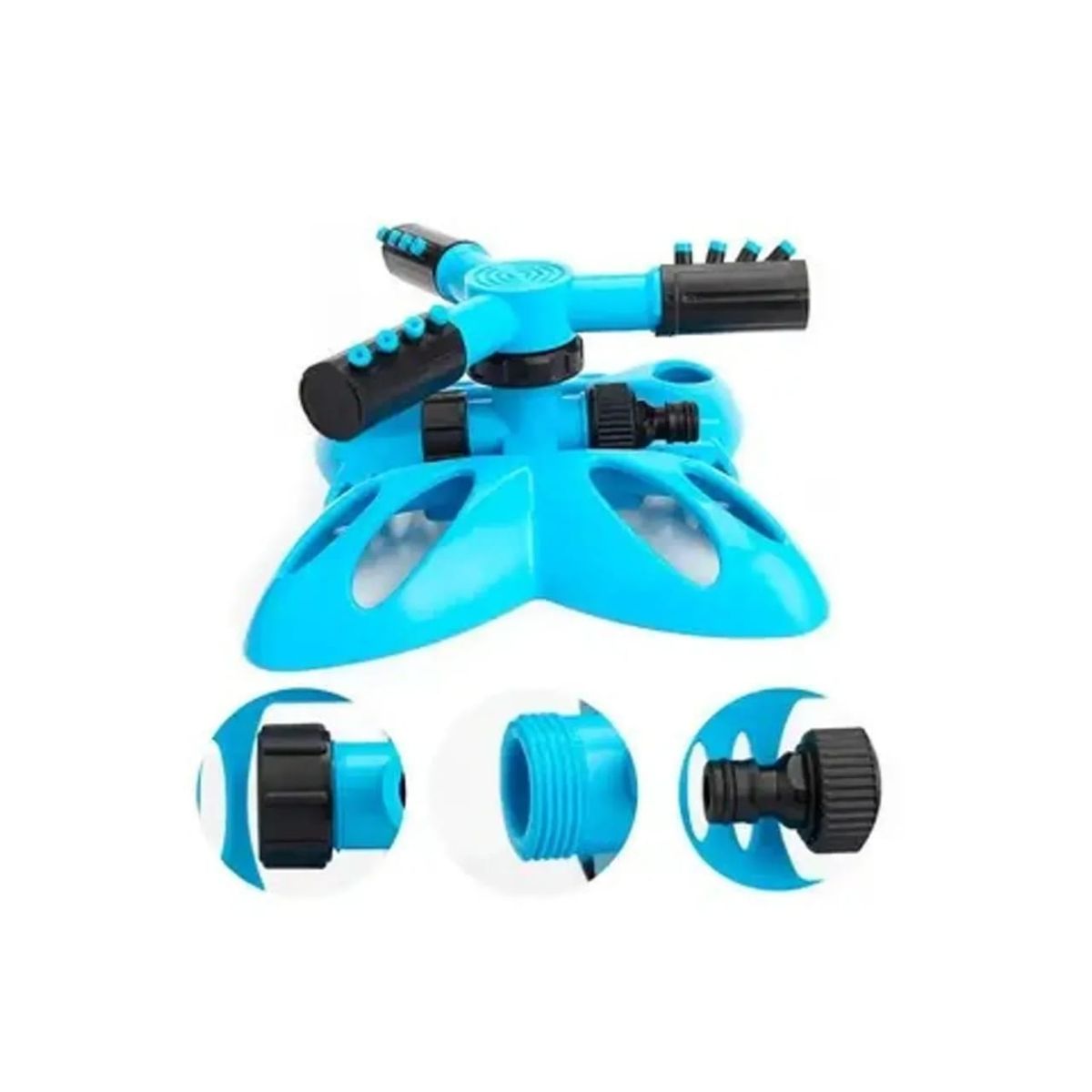 MOVI - REGADOR GIRATORIO 360° CON BASE Y 3 ASPAS