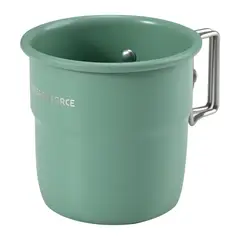TERRA FORCE - Taza Aluminio Camping 300 ml Turquesa