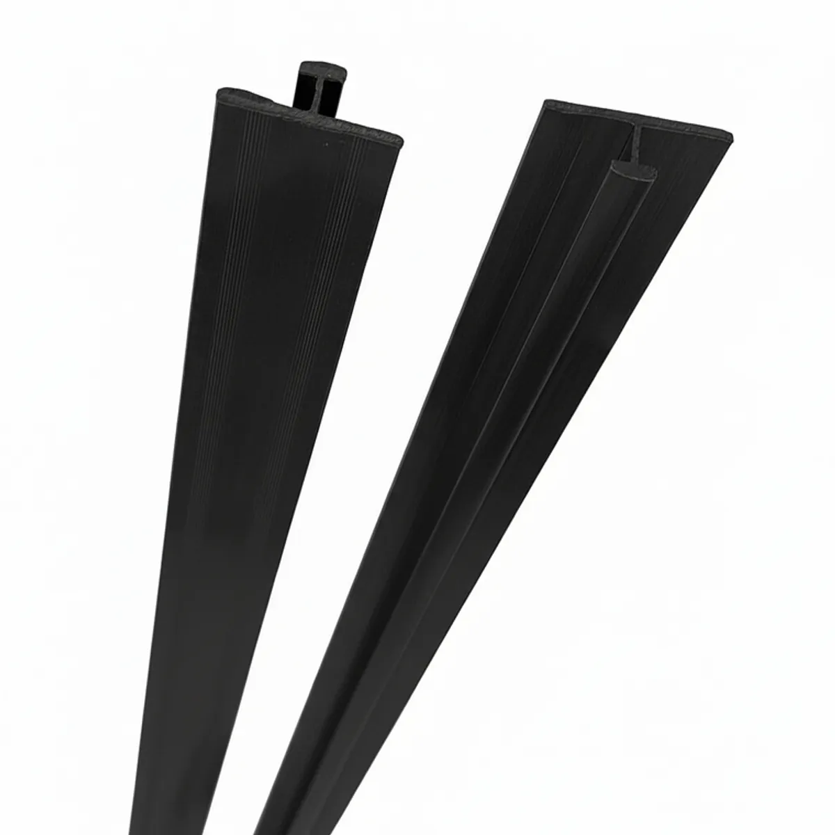 DOER - Perfil de Aluminio Negro tipo T 245mt