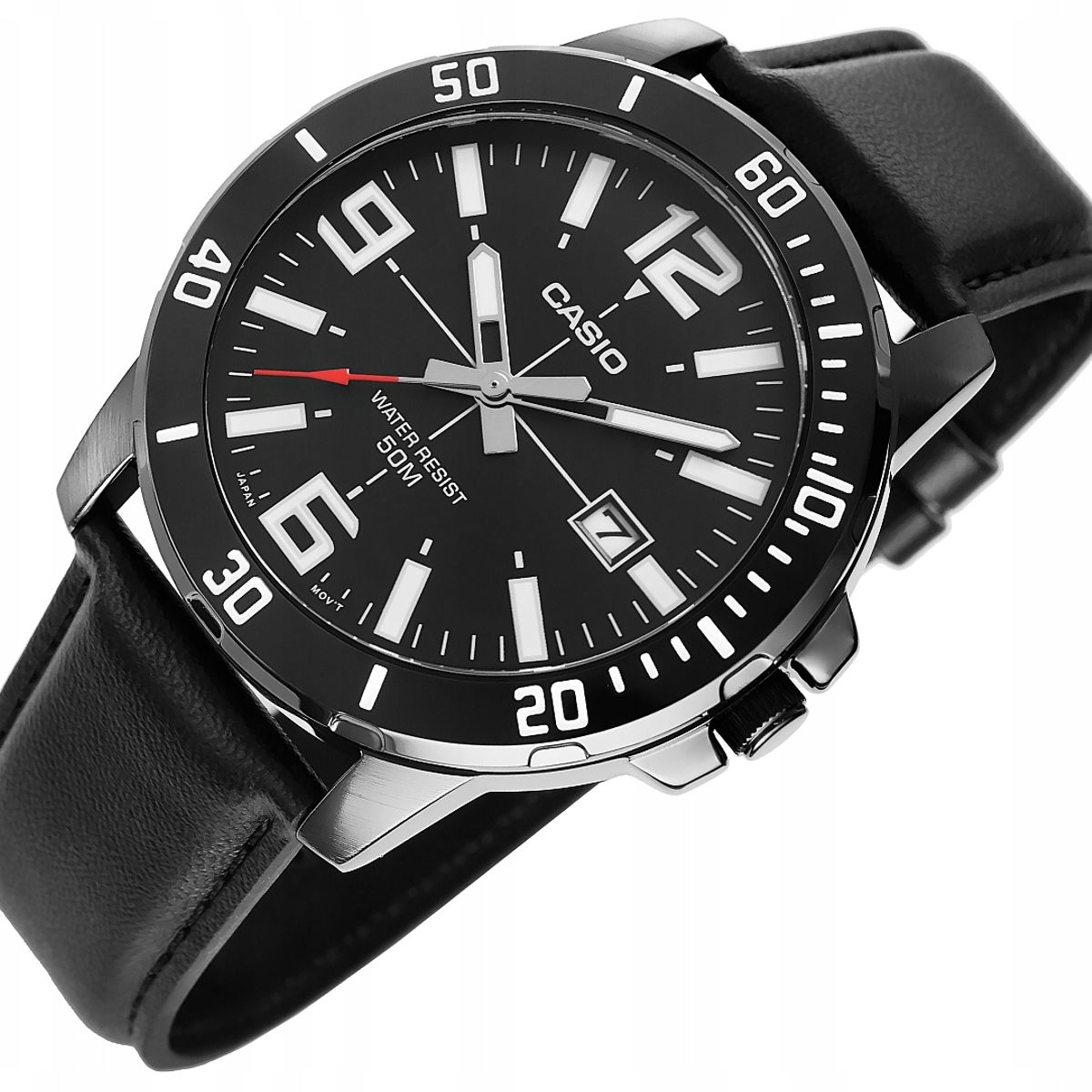 CASIO - RELOJ CASIO MTPVD01BL-1B HOMBRE ANALOGO METAL NEGRO