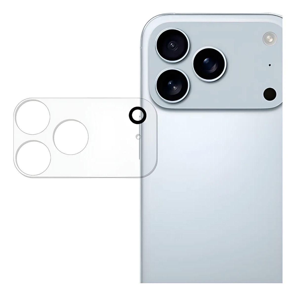 GENERICO - Lámina De Vidrio Para Camara IPhone 17 Pro Max - Transparente