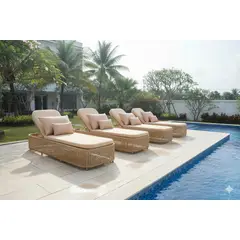 TERRA ESTILO - Reposera Bali Ratán Polivinílico