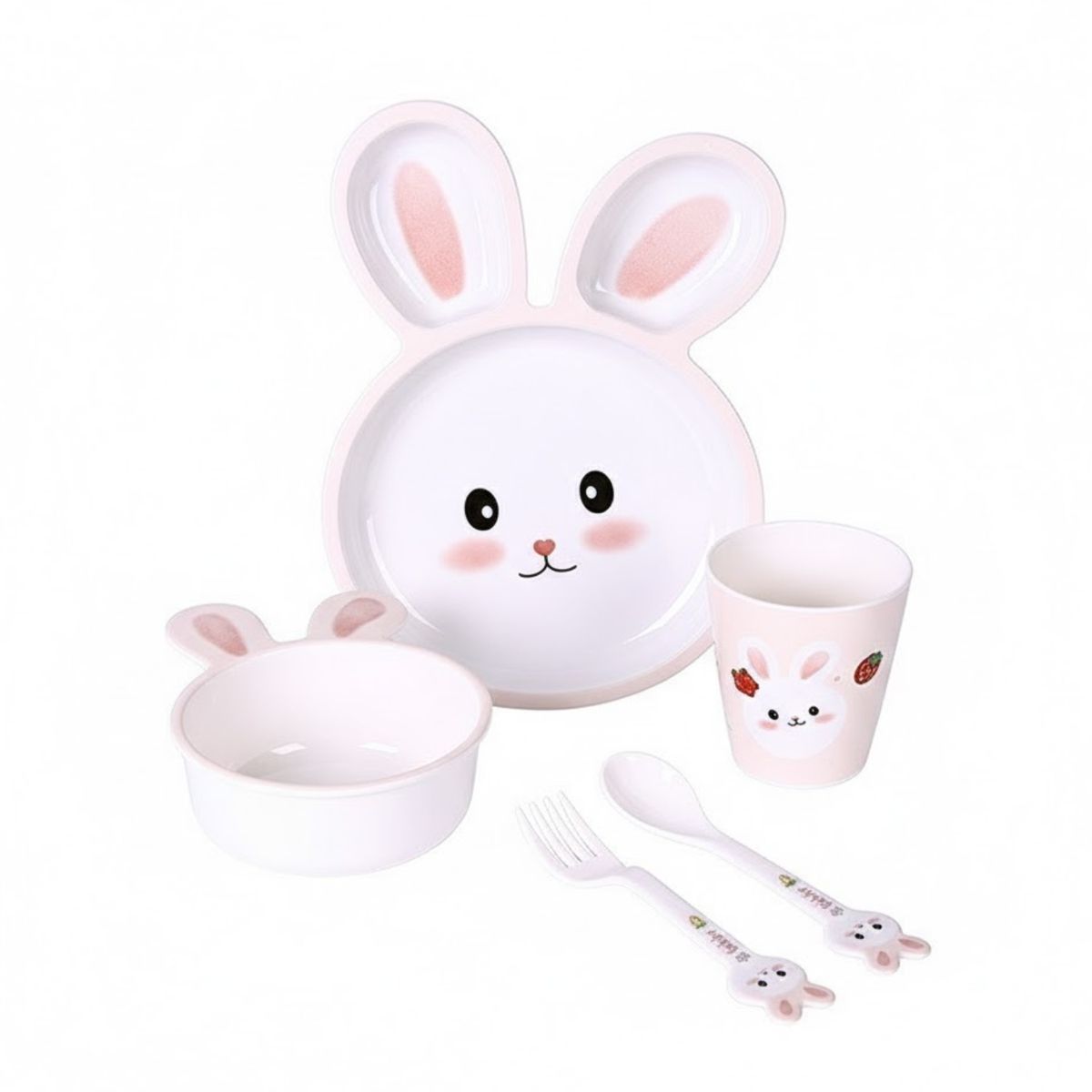 CRUSEC - Vajilla Infantil Melamina Ideal para Bebés y Niños