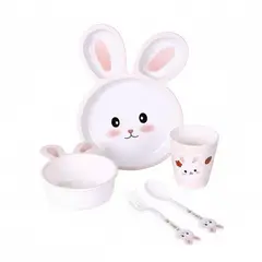 CRUSEC - Vajilla Infantil Melamina Ideal para Bebés y Niños