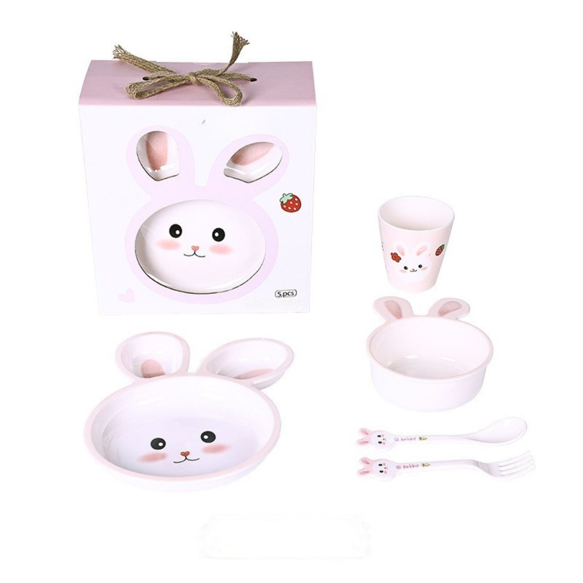 CRUSEC - Vajilla Infantil Melamina Ideal para Bebés y Niños