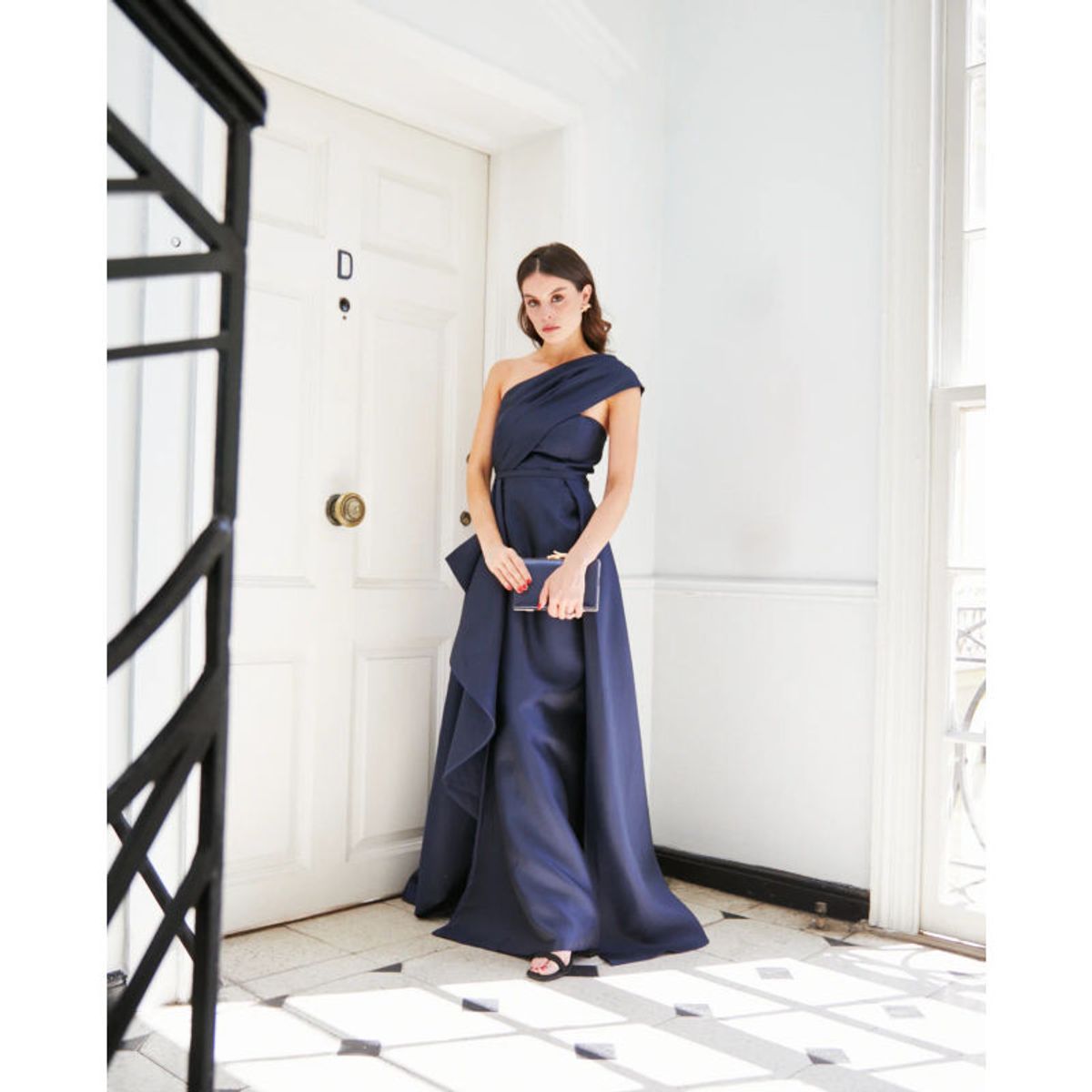 MI PLACARD - Vestido Largo de Fiesta Rocio Azul Oscuro