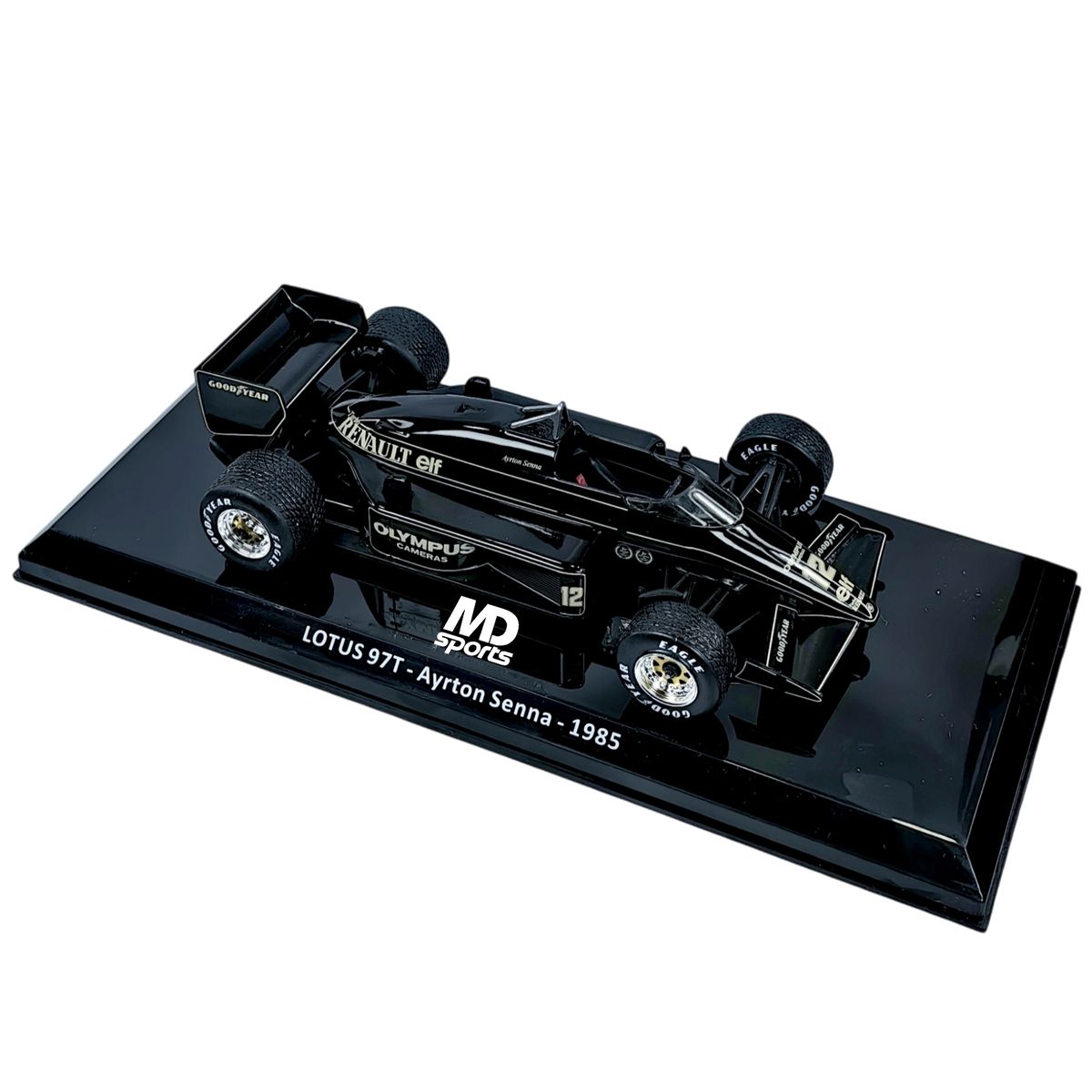 FORMULA 1 - Auto Formula 1 Lotus 97t 1985 #12 Ayrton Senna Caja Normal Premium Collect 1:24