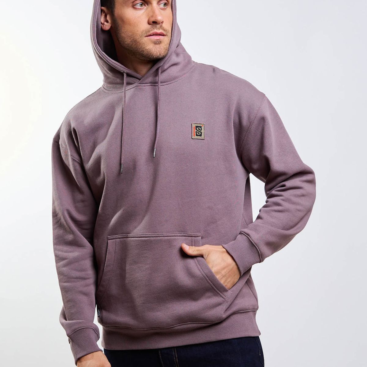 RIP CURL - Poleron Canguro Instinto Café Hombre Rip Curl