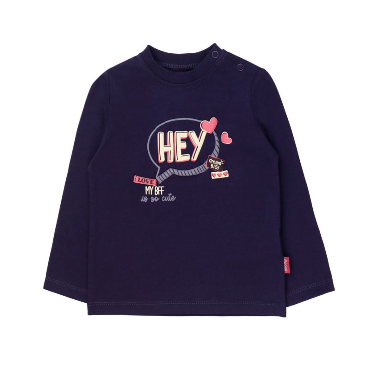 FICCUS - Polera Niña Day To Day 2620712 Navy Ficcus