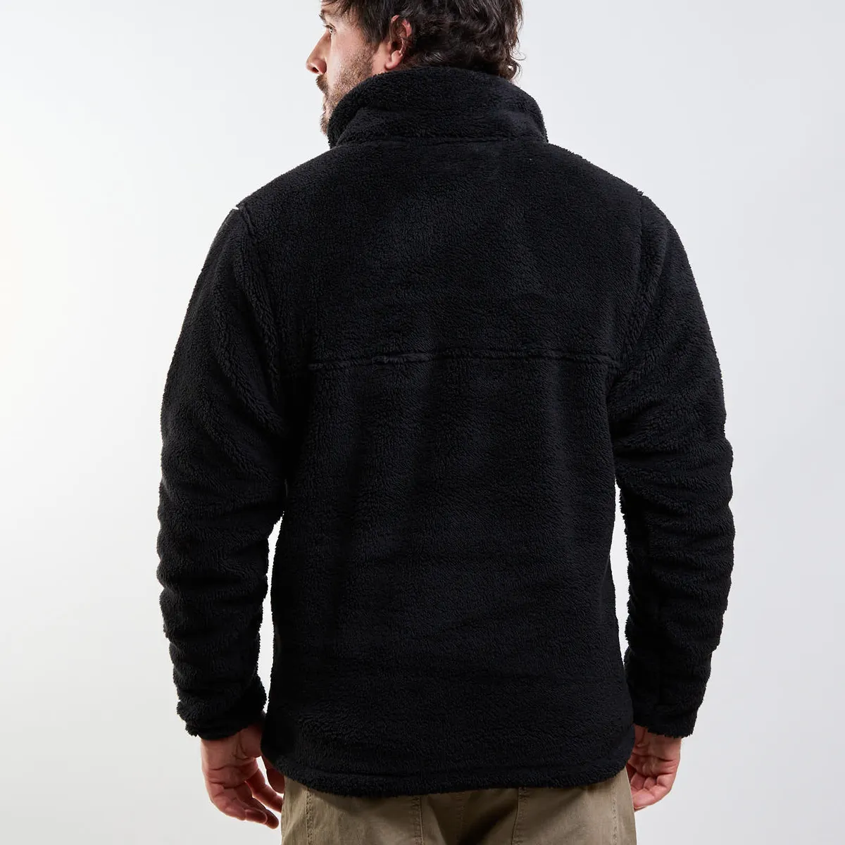 RIP CURL - Poleron Chiporro Crest Negro Hombre Rip Curl