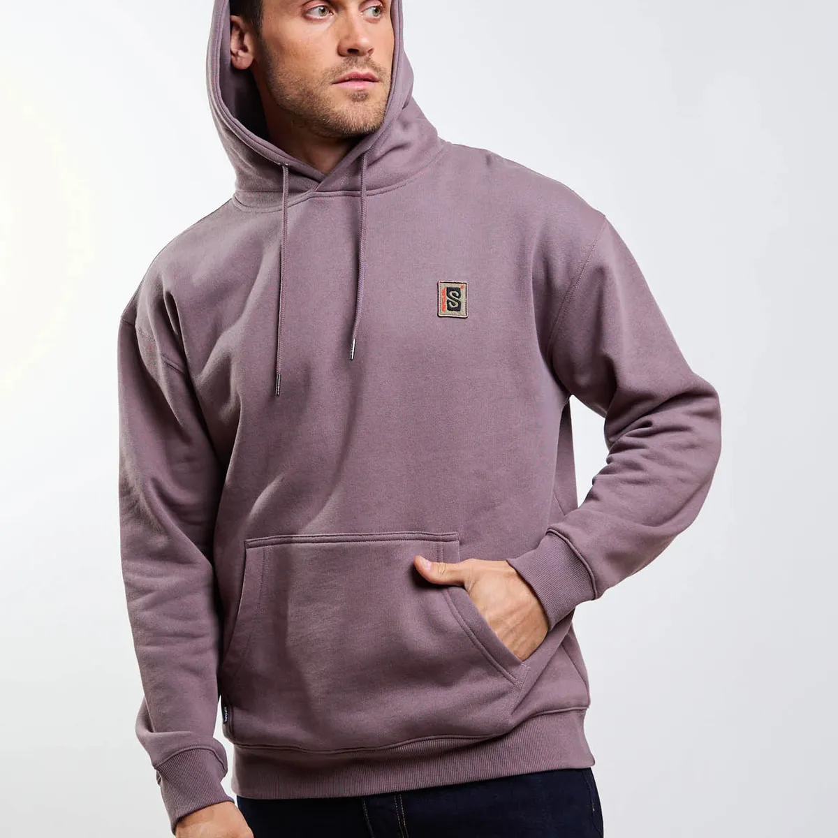 RIP CURL - Poleron Canguro Instinto Café Hombre Rip Curl
