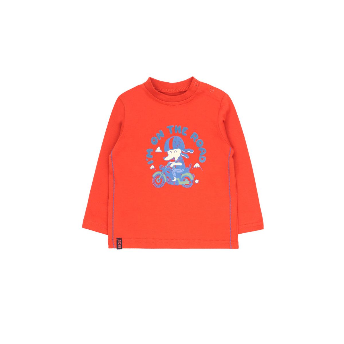 FICCUS - Polera Niño Day To Day 2620701 Ladrillo Ficcus