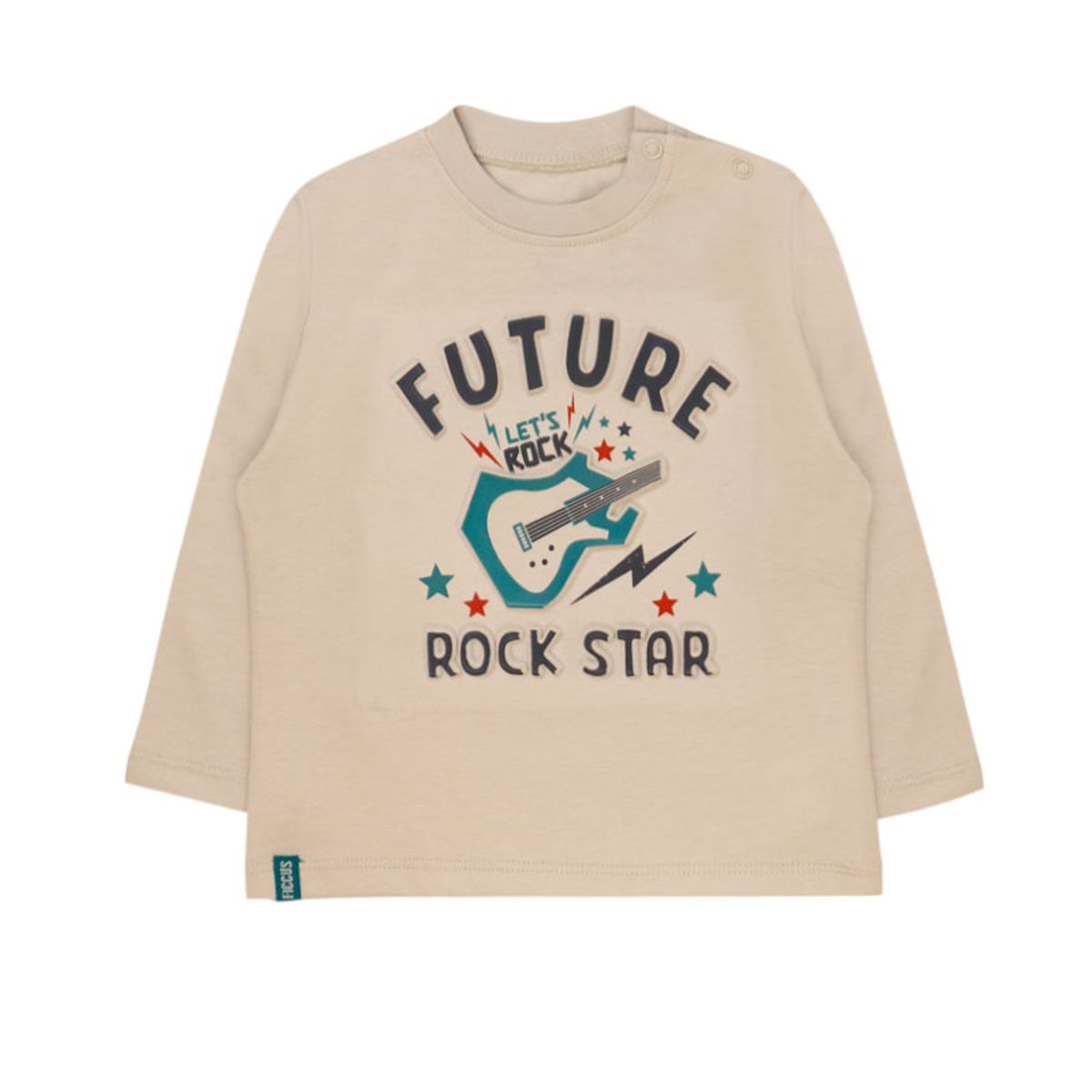 FICCUS - Polera Niño Day To Day 2620702 Hueso Ficcus