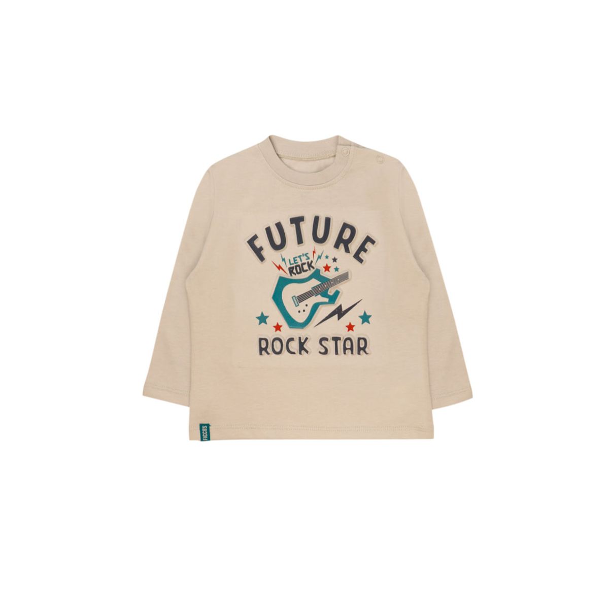 FICCUS - Polera Niño Day To Day 2620702 Hueso Ficcus
