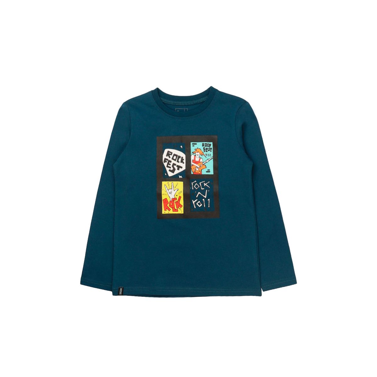 FICCUS - Polera Niño Day To Day 2620724 Esmeralda Ficcus
