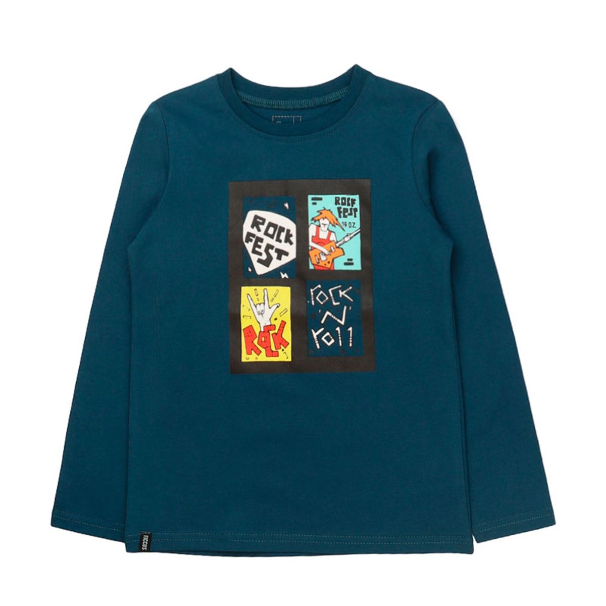 FICCUS - Polera Niño Day To Day 2620724 Esmeralda Ficcus