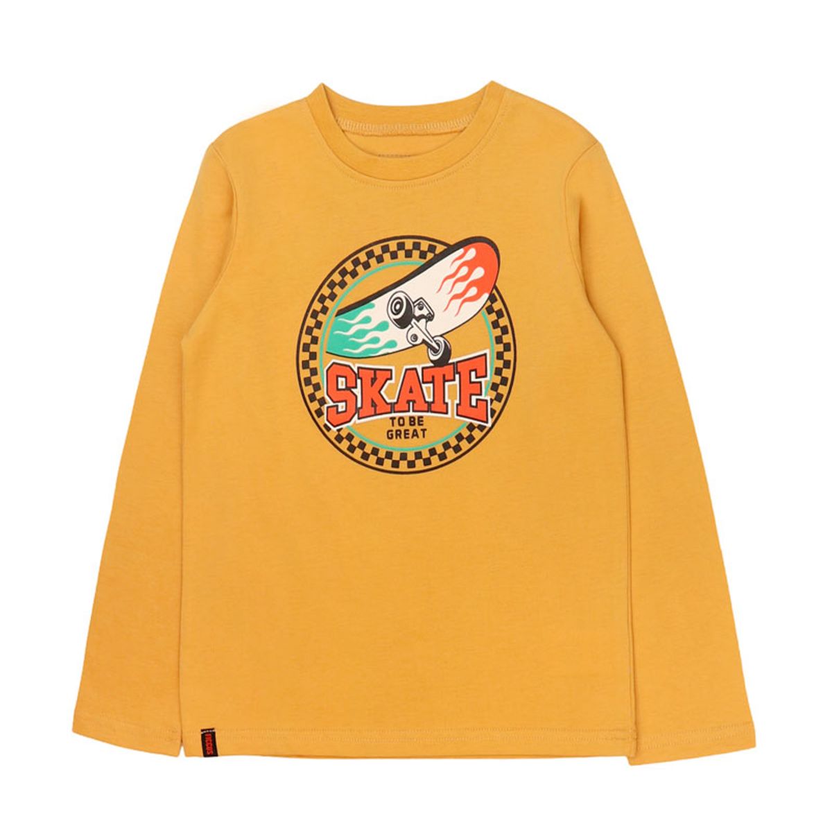 FICCUS - Polera Niño Day To Day 2620724 Mostaza Ficcus
