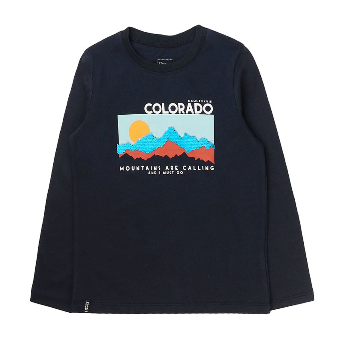 FICCUS - Polera Niño Day To Day 2620725 Azul Marino Ficcus