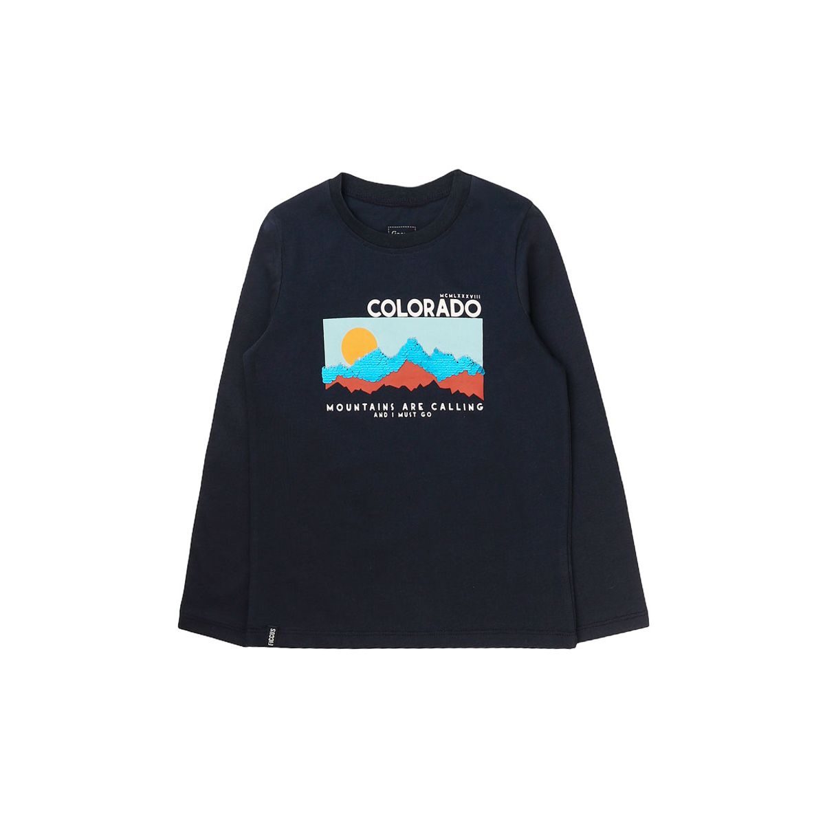 FICCUS - Polera Niño Day To Day 2620725 Azul Marino Ficcus