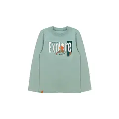 FICCUS - Polera Niño Day To Day 2620726 Esmeralda Claro