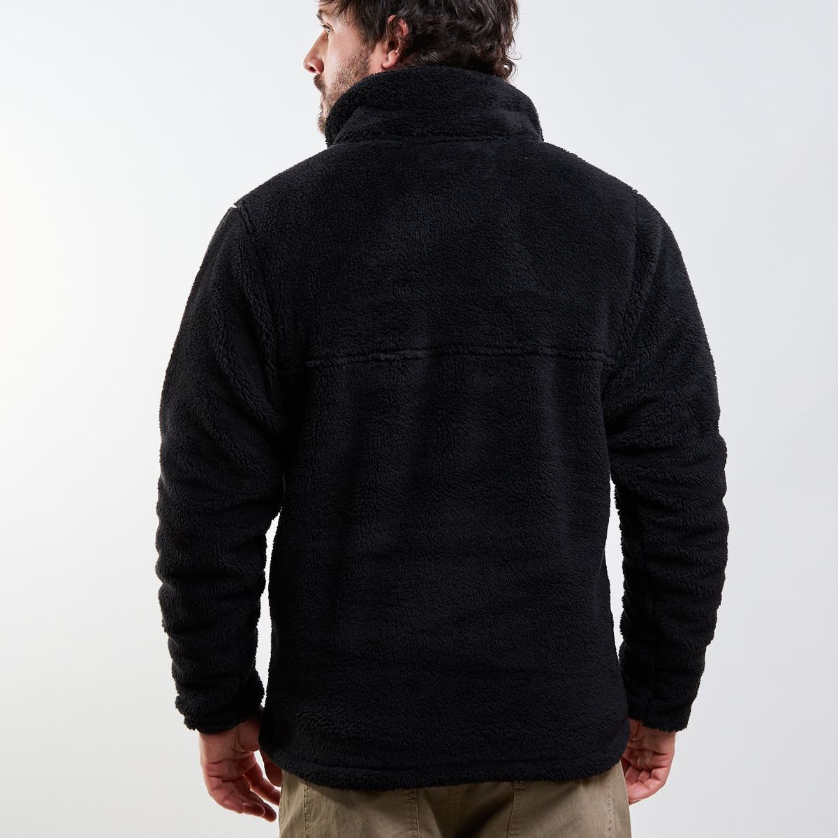 RIP CURL - Poleron Chiporro Crest Negro Hombre Rip Curl