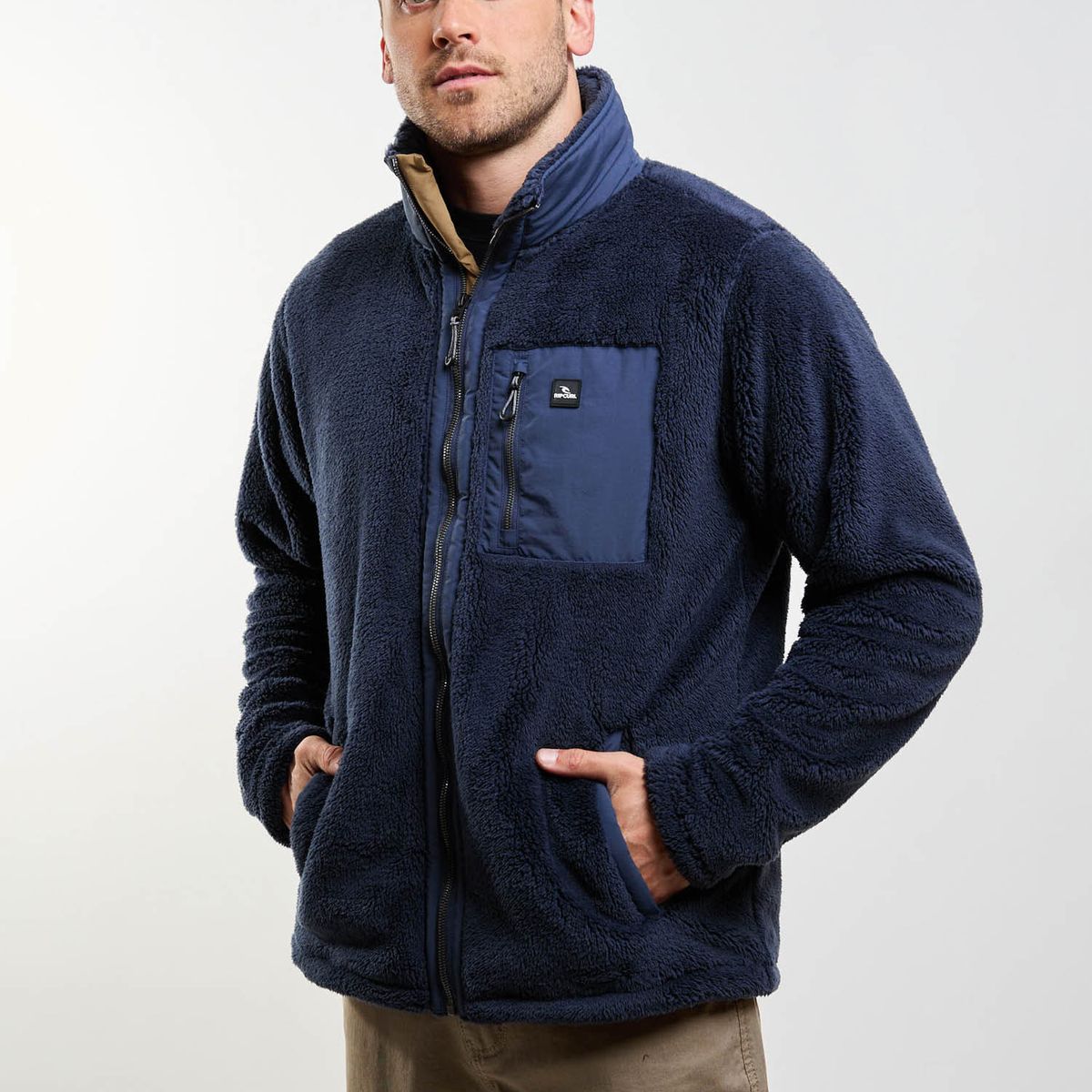 RIP CURL - Poleron Chiporro Foam Azul Hombre Rip Curl