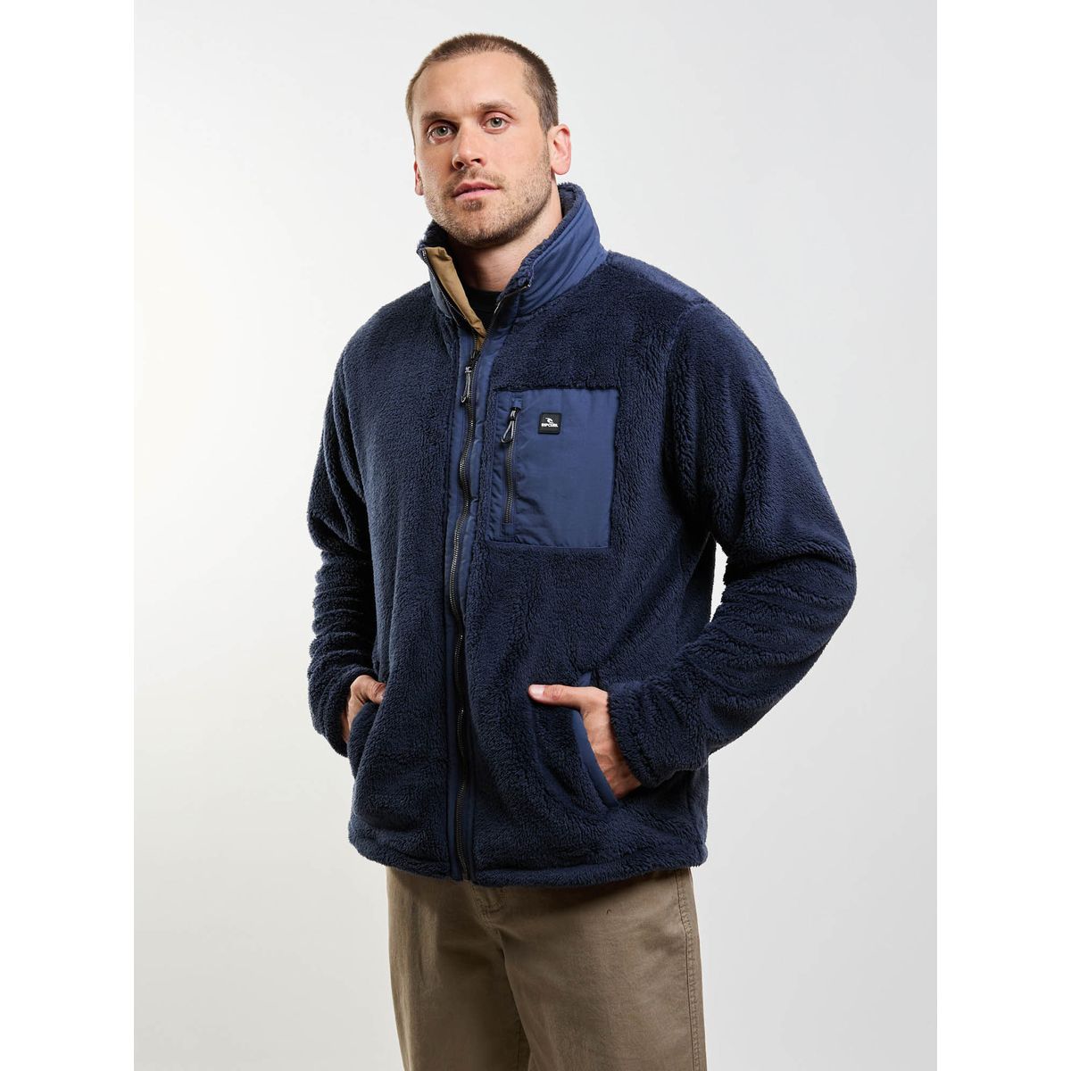 RIP CURL - Poleron Chiporro Foam Azul Hombre Rip Curl