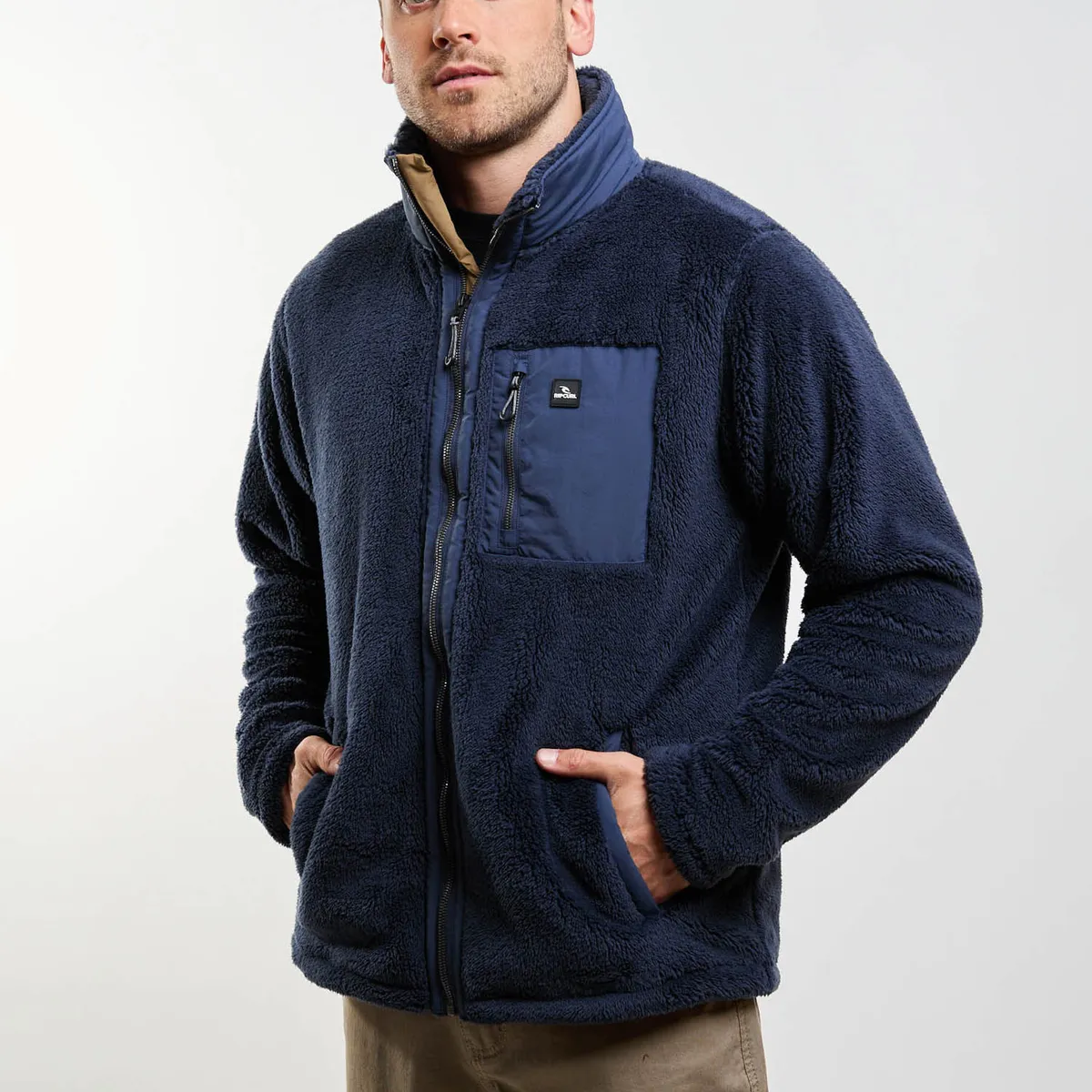 RIP CURL - Poleron Chiporro Foam Azul Hombre Rip Curl