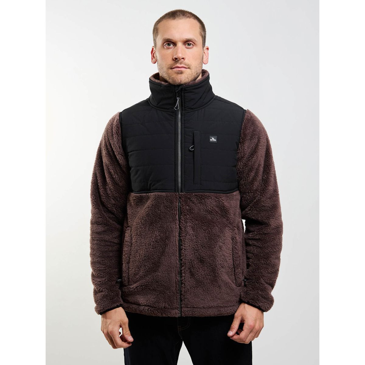 RIP CURL - Poleron Chiporro Mareal Café Hombre Rip Curl