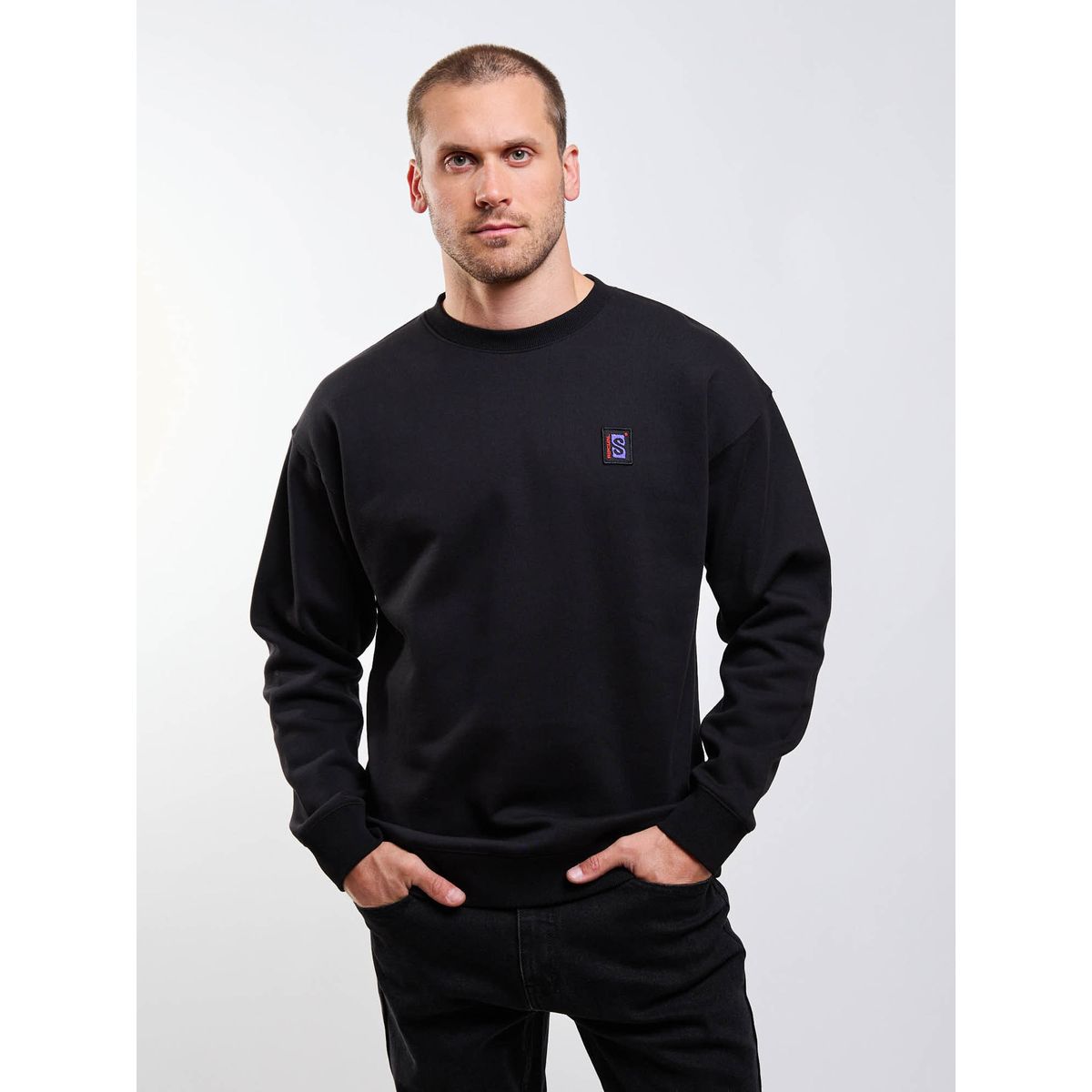 RIP CURL - Poleron CR Costera Negro Hombre Rip Curl