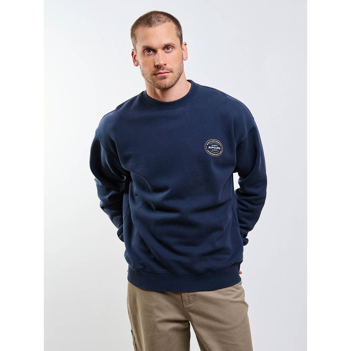 RIP CURL - Poleron CR Bruma Azul Hombre Rip Curl
