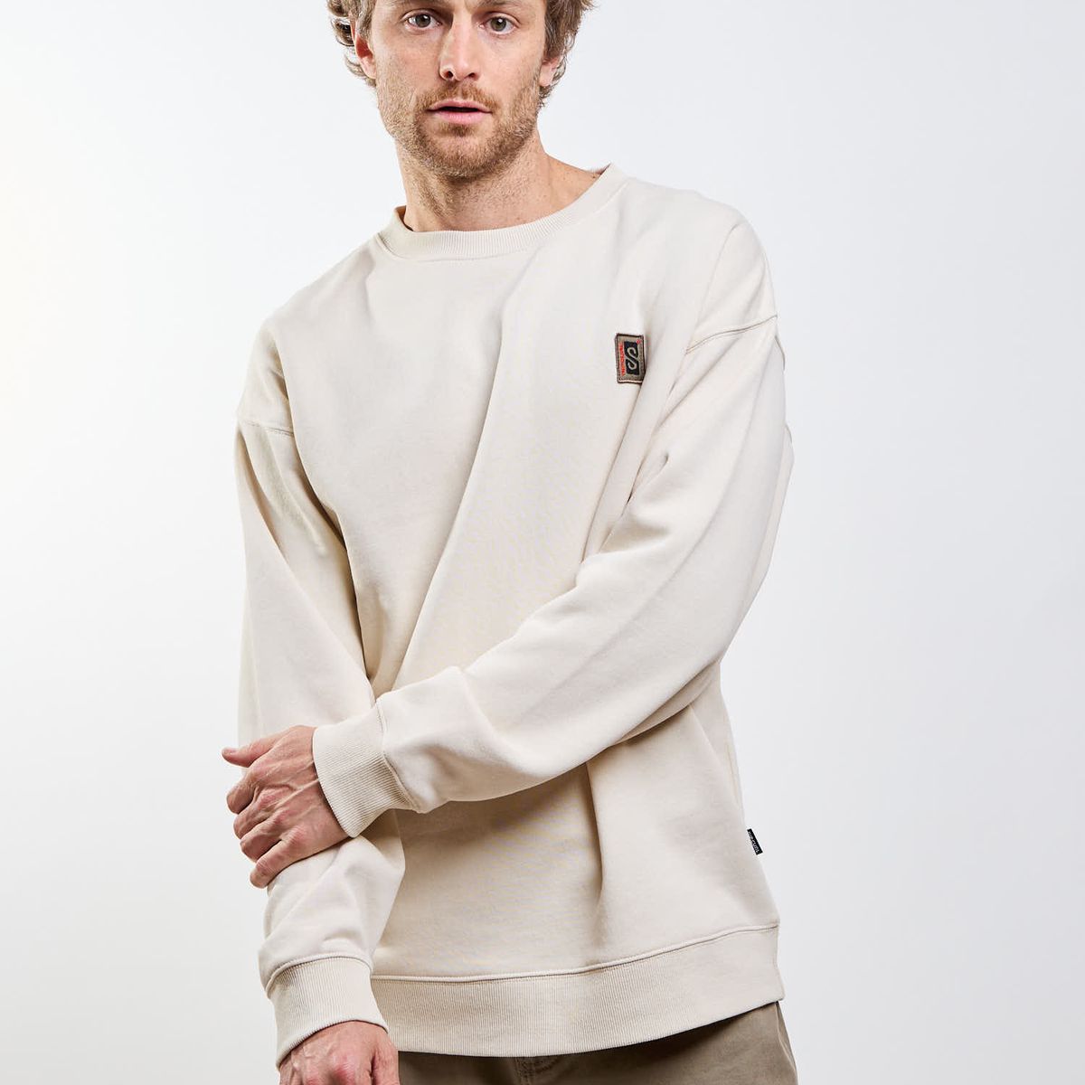 RIP CURL - Poleron CR Costera Beige Hombre Rip Curl