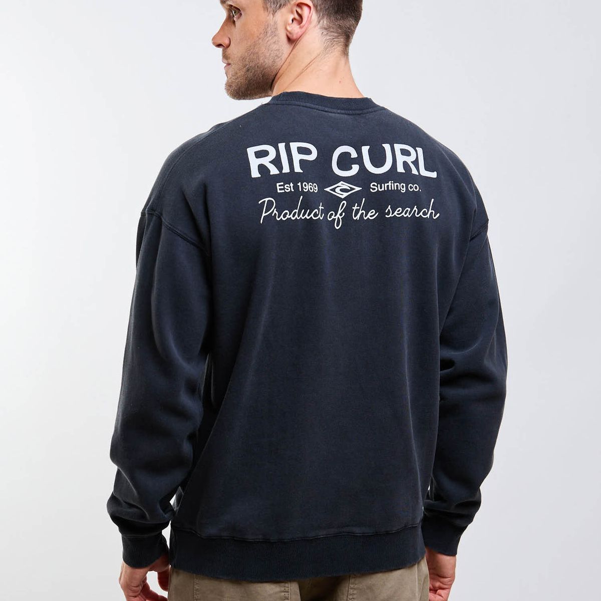 RIP CURL - Poleron CR Kraken Negro Hombre Rip Curl