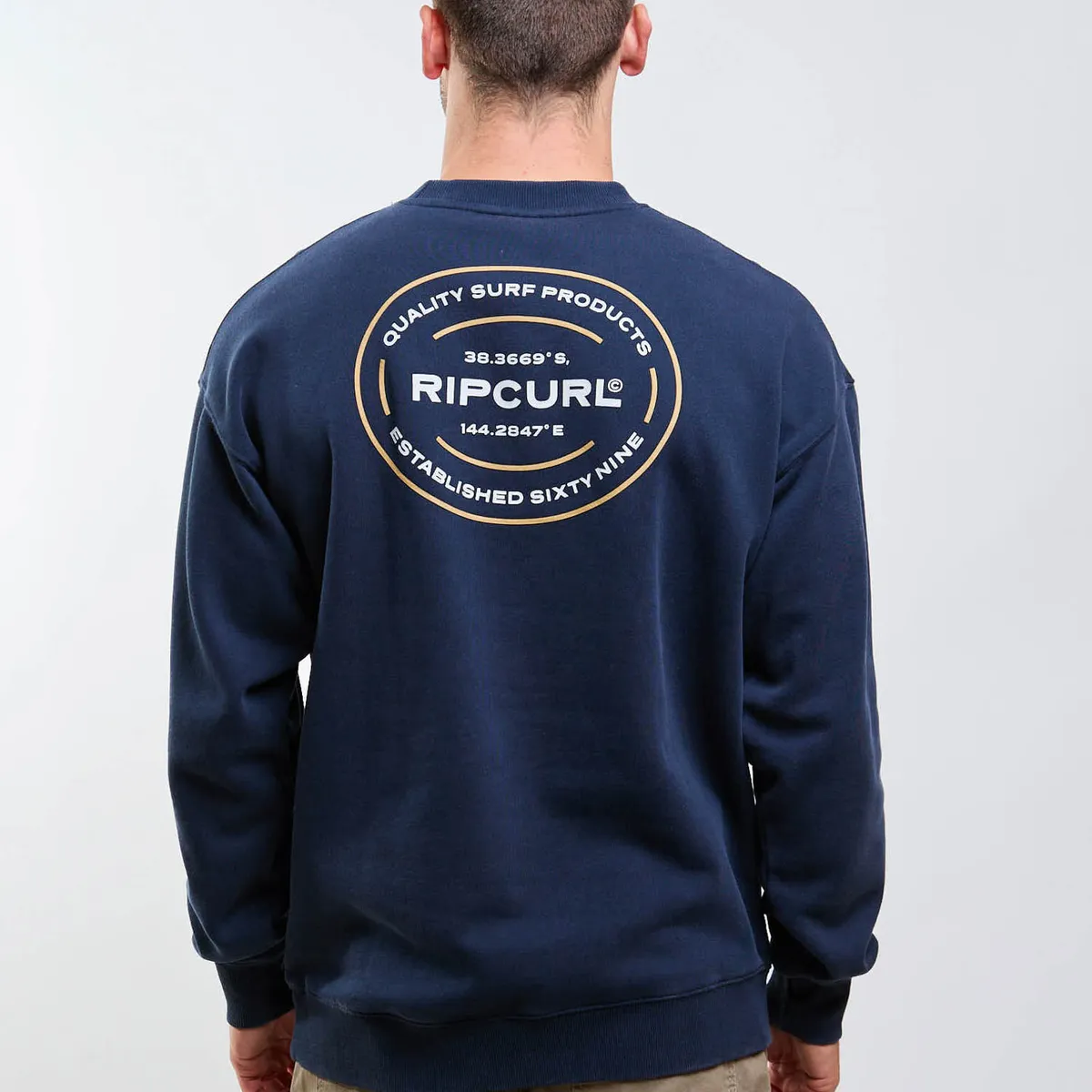 RIP CURL - Poleron CR Bruma Azul Hombre Rip Curl