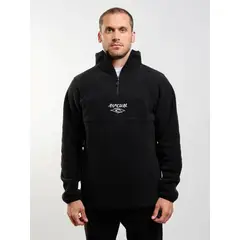 RIP CURL - Poleron Polar Motion Negro Hombre