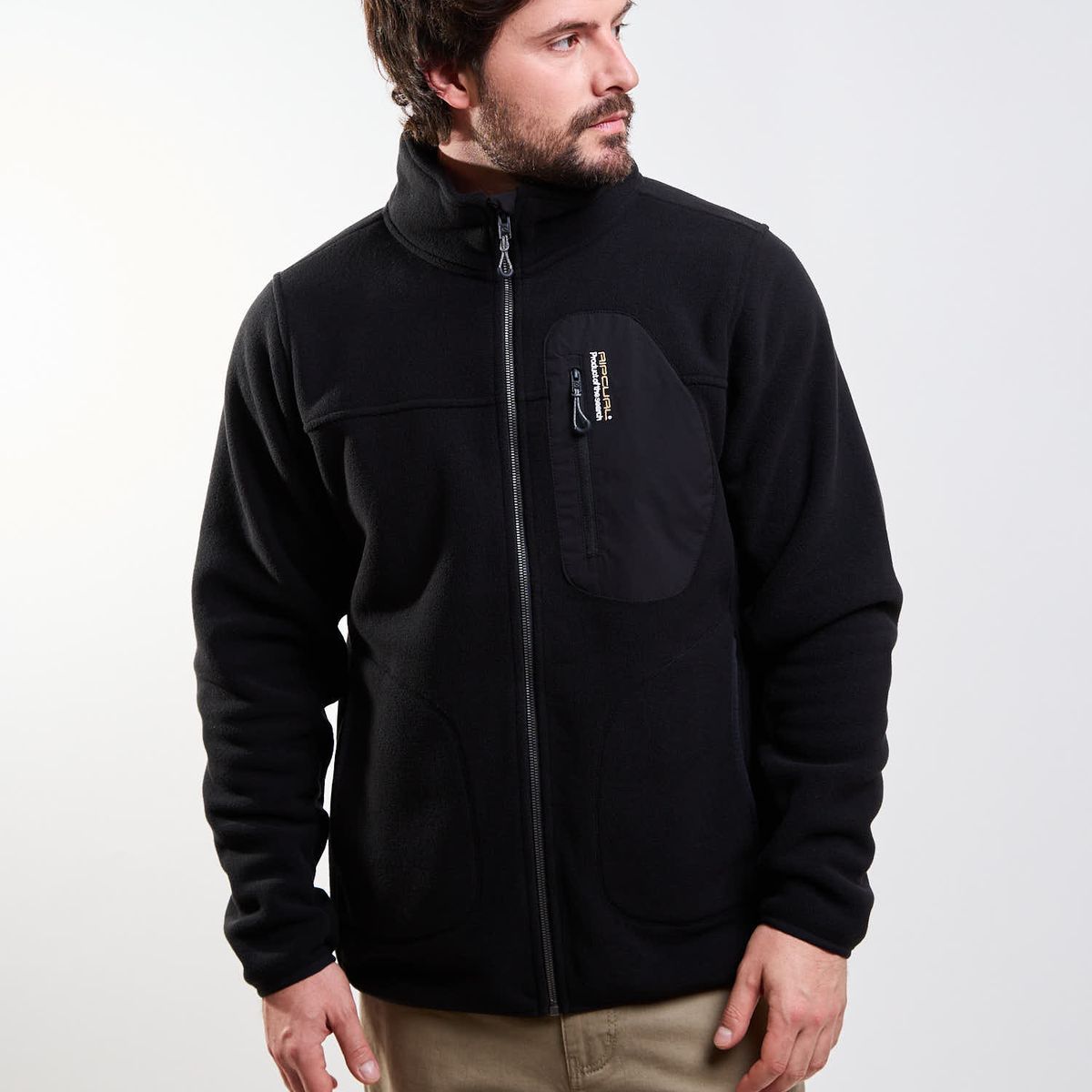 RIP CURL - Poleron Polar Vertex Negro Hombre Rip Curl