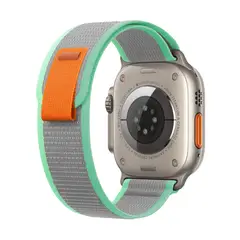 KBOD - Correas Para Apple Watch Loop Trail De 42-44-45-49mm Gris Verde Claro