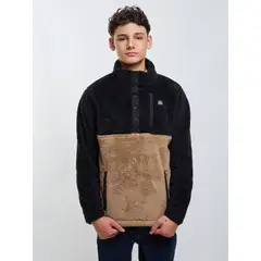 RIP CURL - Poleron Chiporro Motionless Café Infantil