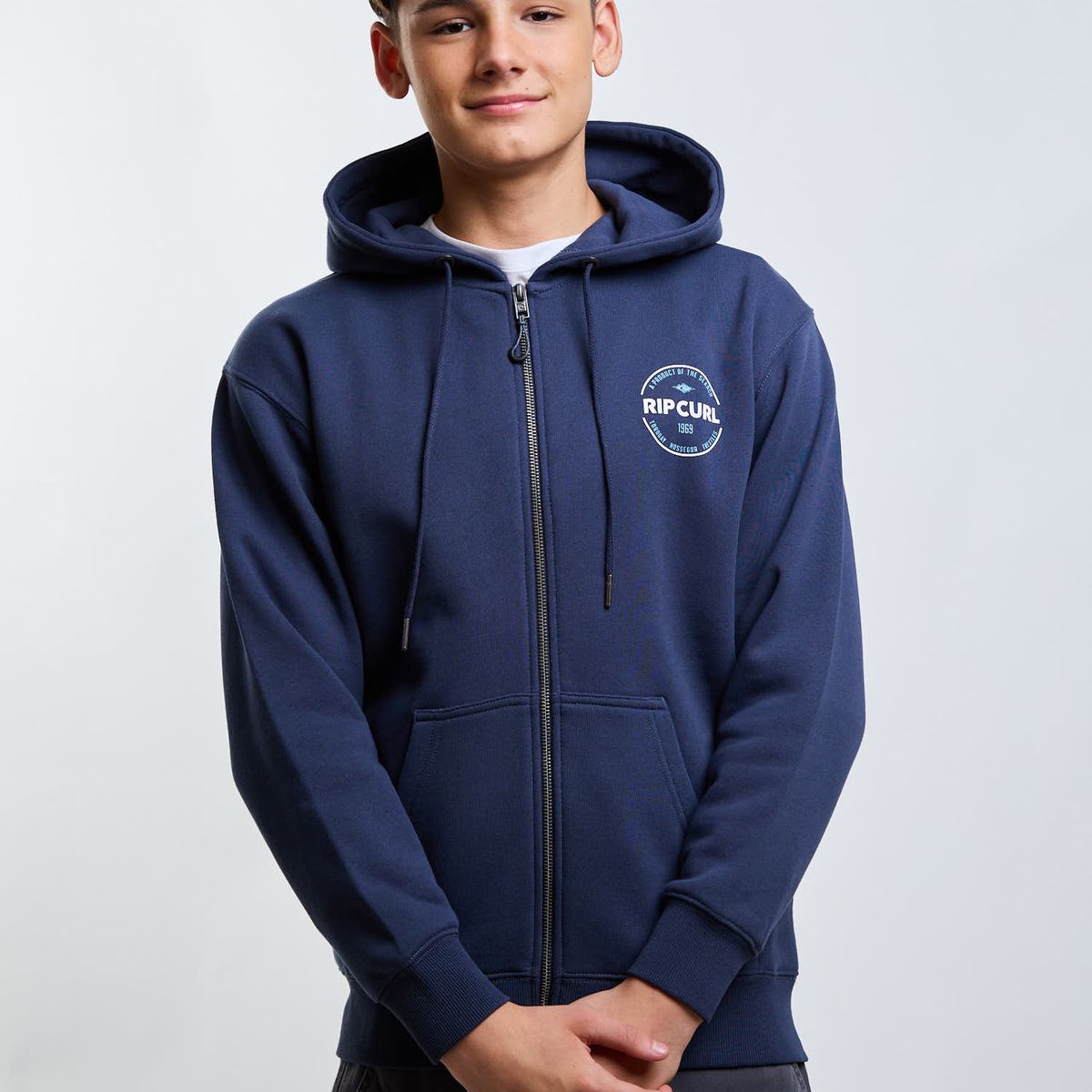 RIP CURL - Poleron FZ Glide Azul Infantil Rip Curl