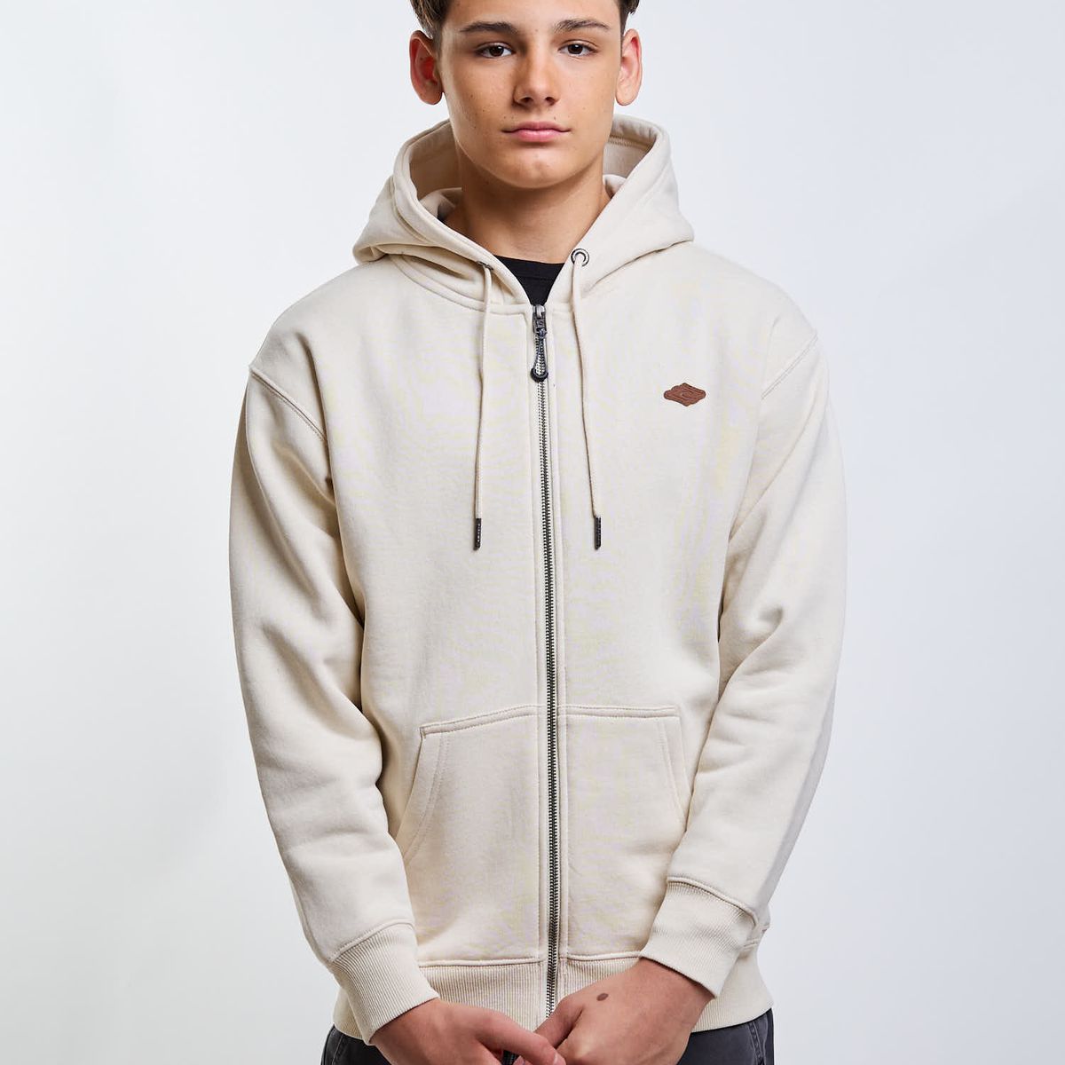 RIP CURL - Poleron FZ Takeoff Beige Infantil Rip Curl