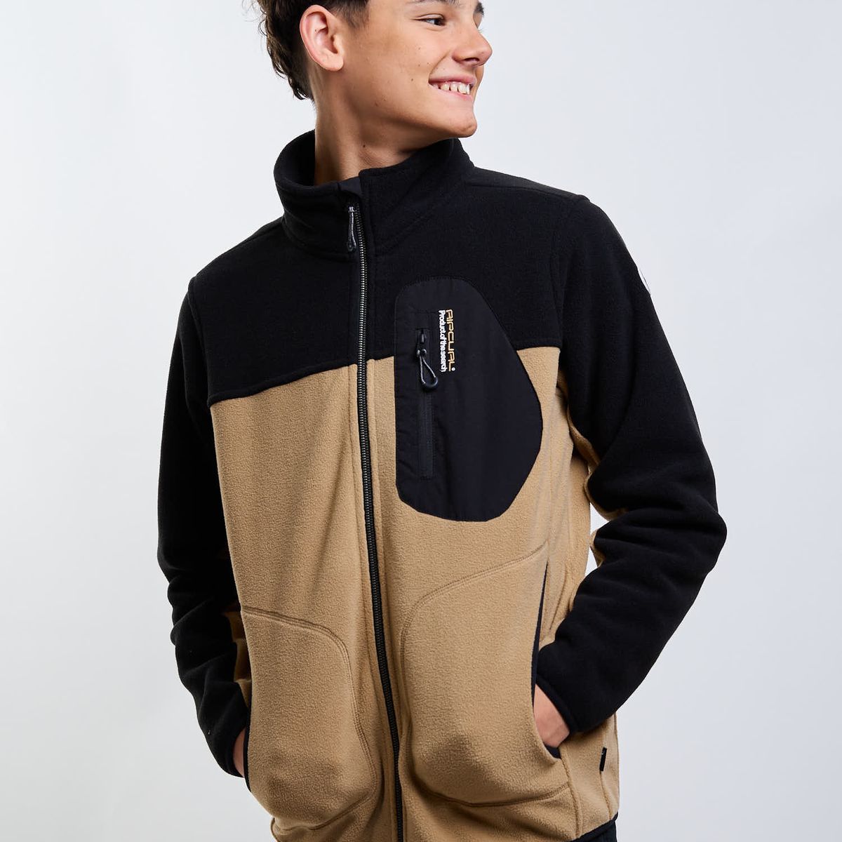 RIP CURL - Poleron Polar Instinct Café Infantil Rip Curl
