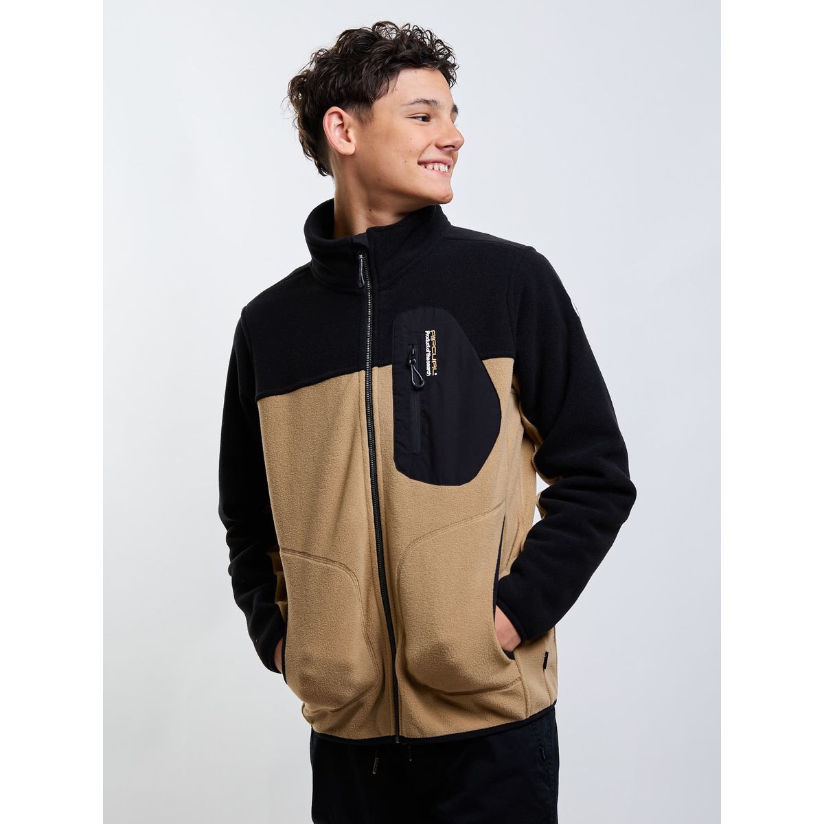RIP CURL - Poleron Polar Instinct Café Infantil Rip Curl