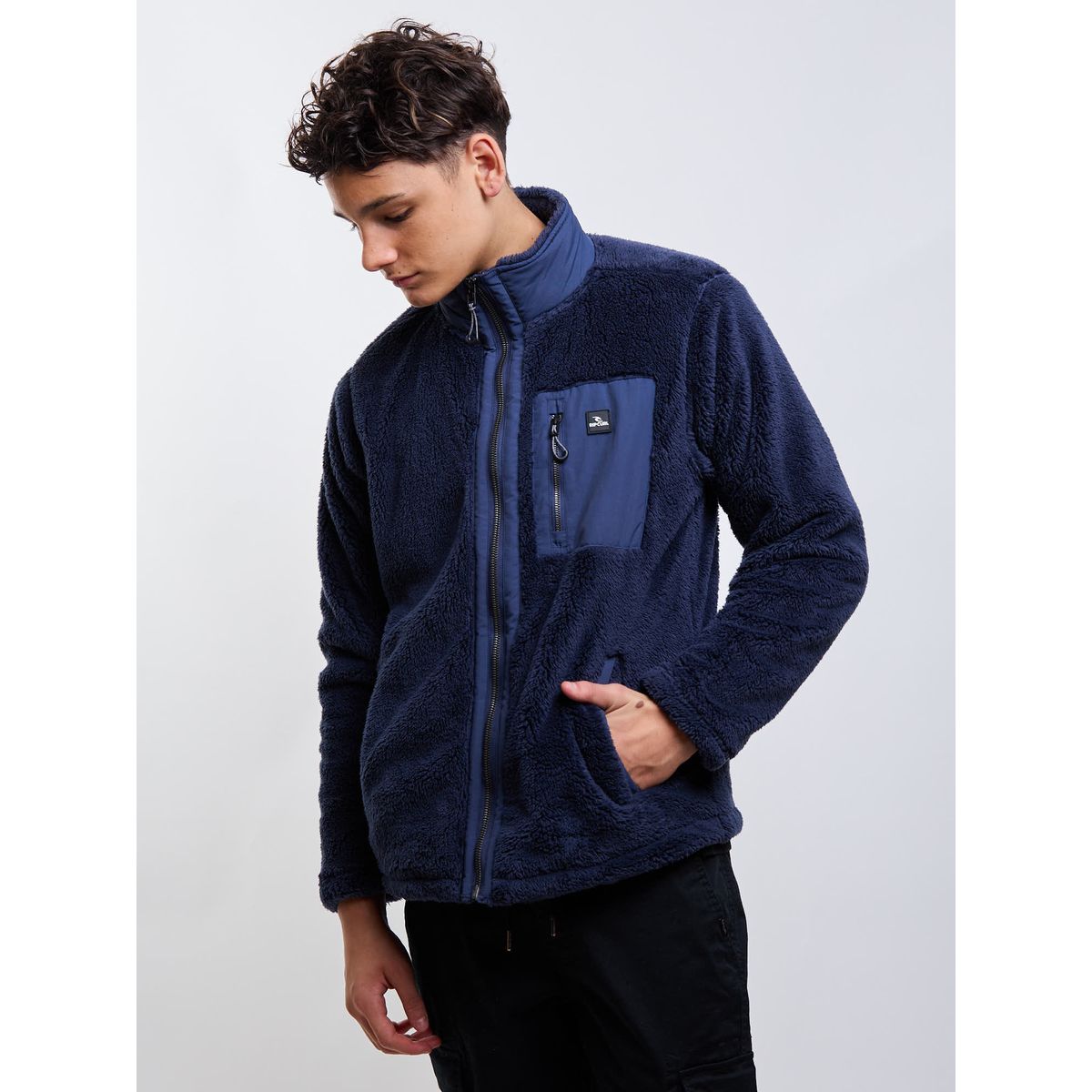 RIP CURL - Poleron Chiporro Seabound Azul Infantil Rip Curl