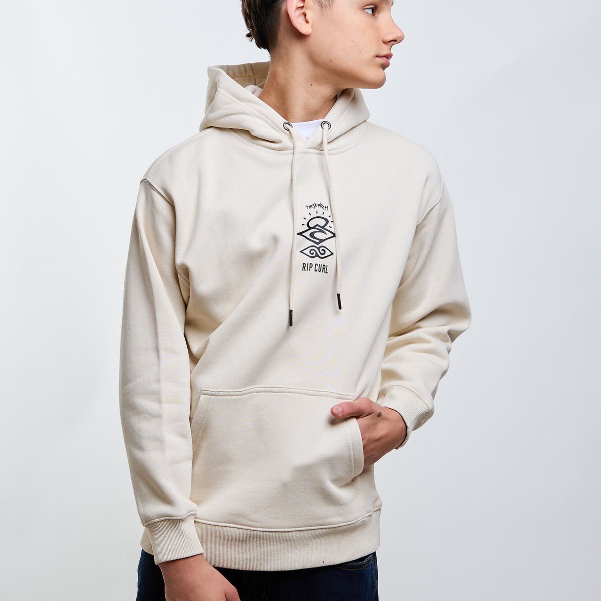 RIP CURL - Poleron Canguro Ranger Beige Infantil Rip Curl
