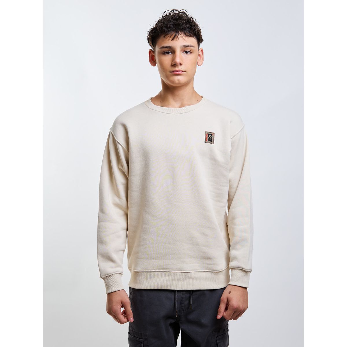 RIP CURL - Poleron CR Drifter Beige Infantil Rip Curl