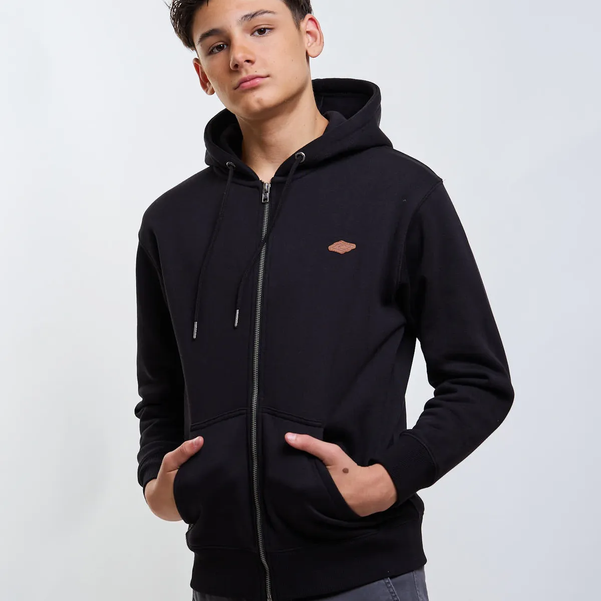 RIP CURL - Poleron FZ Lineup Negro Infantil Rip Curl