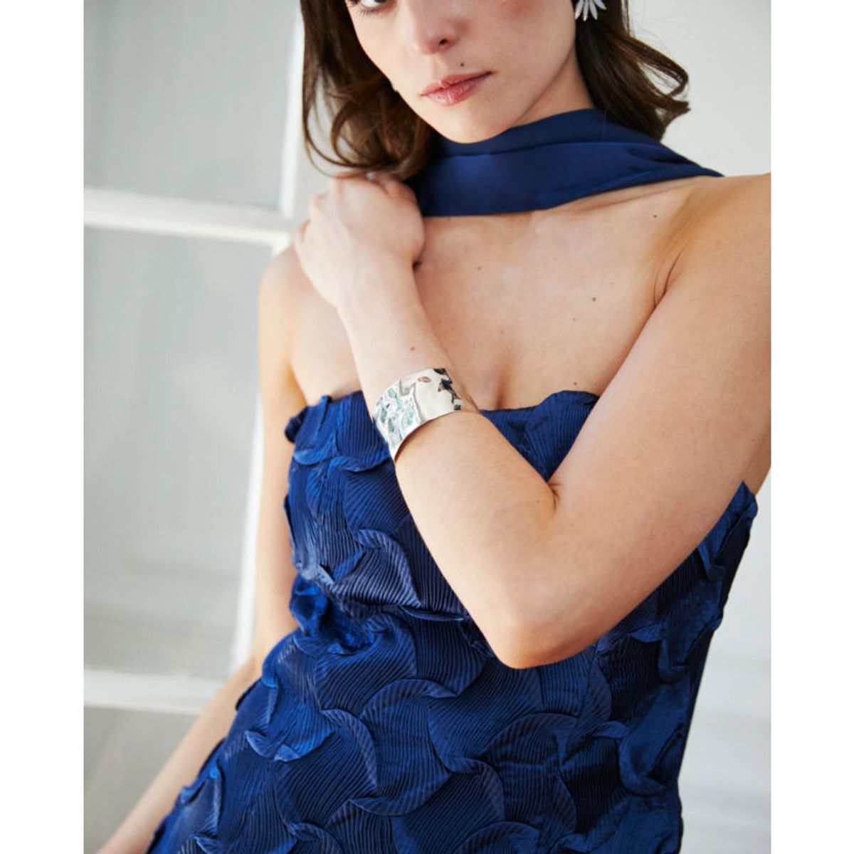 MI PLACARD - Vestido Largo de Fiesta Violeta Azul Oscuro