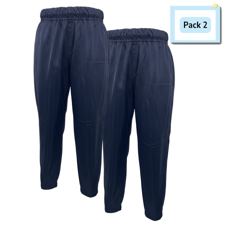 Pack 2 Pantalones Buzo Fantasia Nino Nina Escolar Azul Marino 4